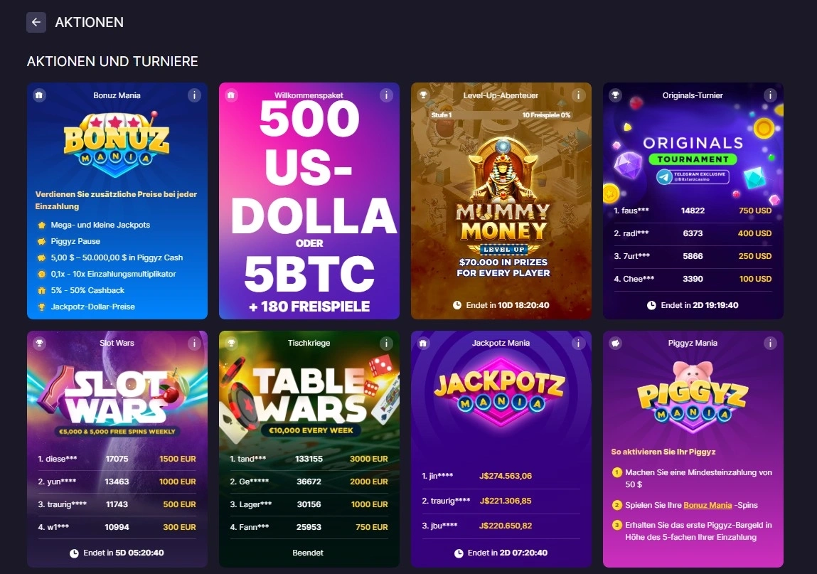 Sportwettenbonus bei Bitstarz Casino entdecken