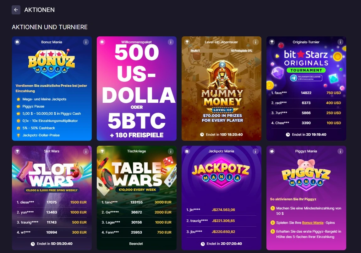 Sportwettenbonus bei Bitstarz Casino entdecken