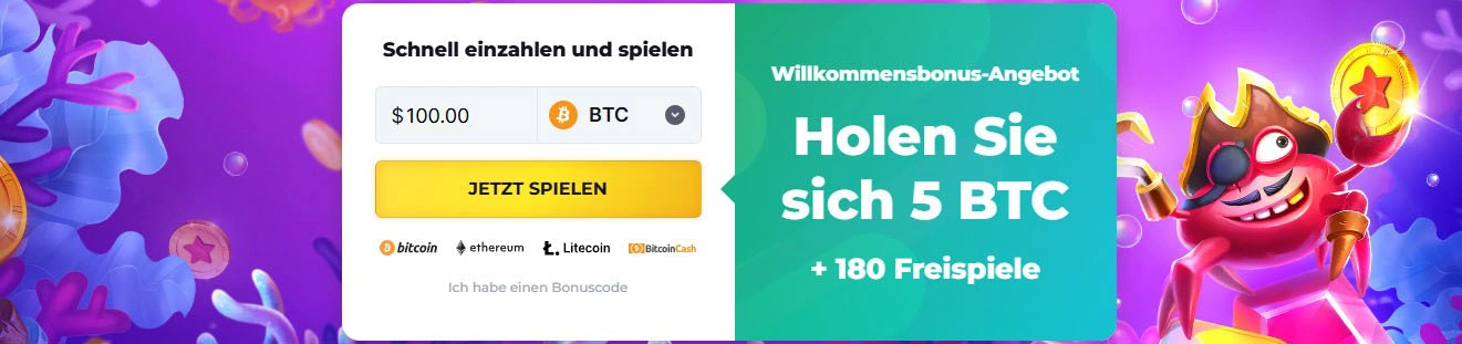 Starte mit dem großzügigen Willkommenspaket von Bitstarz Casino